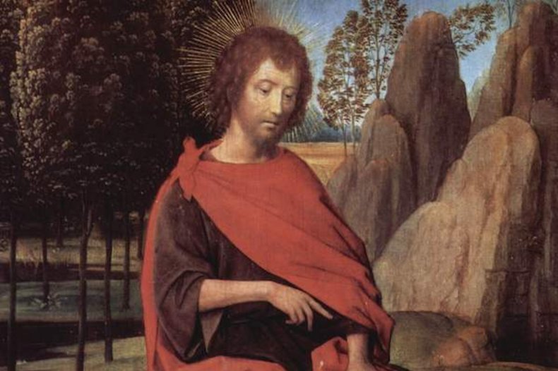 Hans Memling, Saint Jean-Baptiste, 1470, Alte Pinakothek, Munich. / © CC0 wikimedia