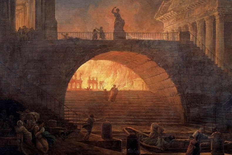 Robert, Hubert (1733-1808), L'incendie de Rome / © CC0, https://garystockbridge.