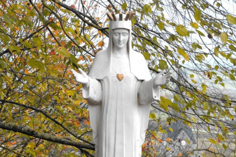 Statue représentant la Vierge au cœur d'Or / © CC BY-SA 4.0/Donarreiskoffer