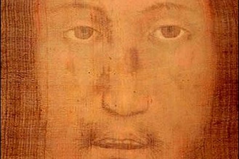 La sainte face, sur le voile de Manoppello, Italie / © CC0 via wikimédia.