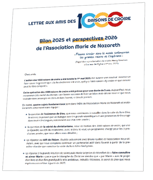 Lettre aux amis des 1000rc - novembre 2025